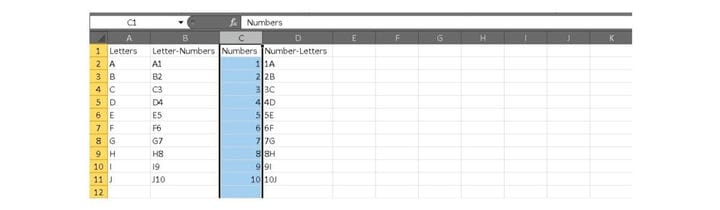 Как переместить столбцы в Microsoft Excel