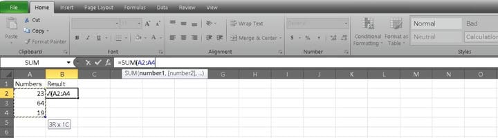 Как добавить ячейки в Excel