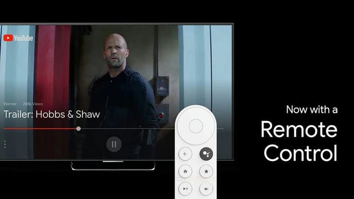 Google TV Android стример, удаленная утечка в визуализации