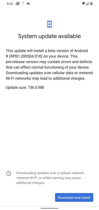 Бета-версия Android 11 просочилась до официального запуска