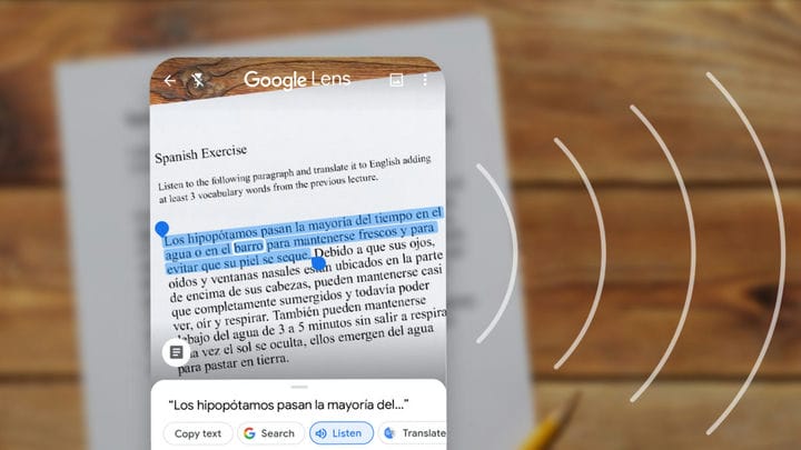 Google Lens теперь может копировать и вставлять текст из реального мира на компьютеры