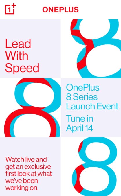 Официальный запуск OnePlus 8 состоится 14 апреля