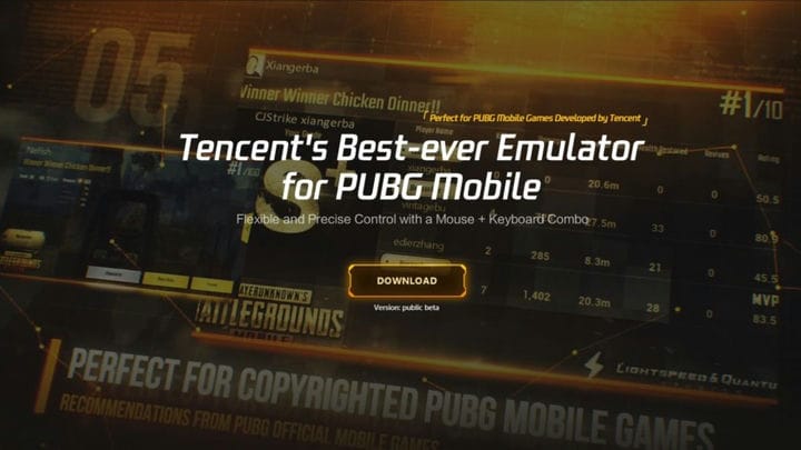 Лучший эмулятор PUBG Mobile - Tencent Gaming Buddy.
