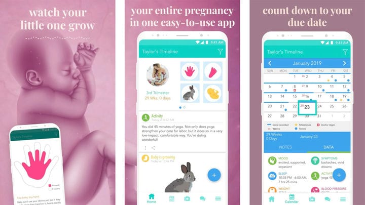 10 лучших приложений для беременных и приложений для отслеживания беременности для Android!