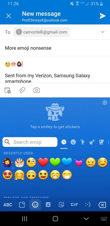 Comment insérer Emoji dans les messages Microsoft Outlook