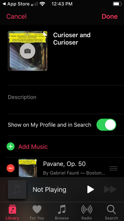 Comment rendre une liste de lecture privée sur l'application Apple Music