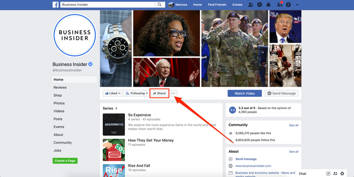 Comment partager une page d'entreprise sur Facebook de 2 façons