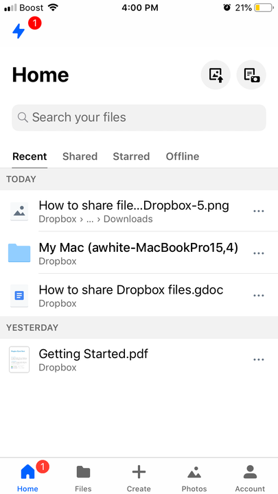 Comment partager des fichiers sur Dropbox de 3 manières différentes
