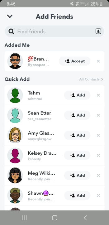 Comment voir qui vous a ajouté sur Snapchat de 2 façons