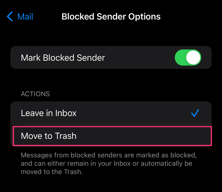 Kuidas blokeerida e-kirju oma iPhone'is