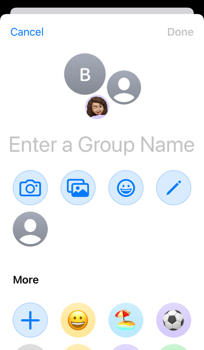 Grupivestlusele nime andmine oma iPhone'is või iPadis