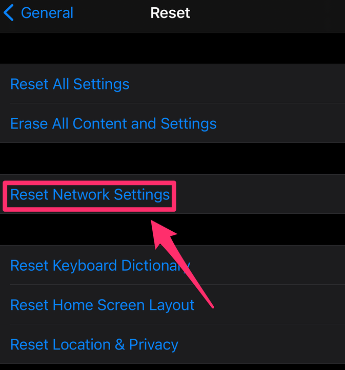 Comment réinitialiser les paramètres réseau sur votre iPhone