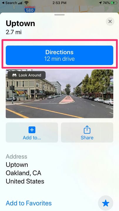 Comment partager votre ETA dans l'application Apple Maps sur votre iPhone