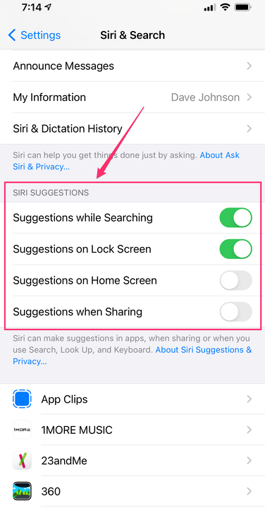 Comment désactiver les suggestions Siri sur iPhone de 2 manières
