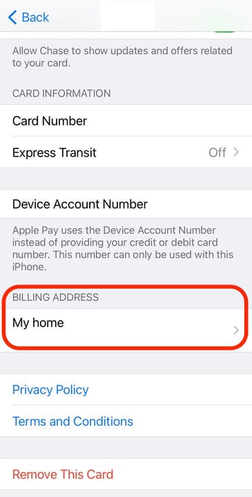 Come modificare l'indirizzo di fatturazione o di spedizione di Apple Pay