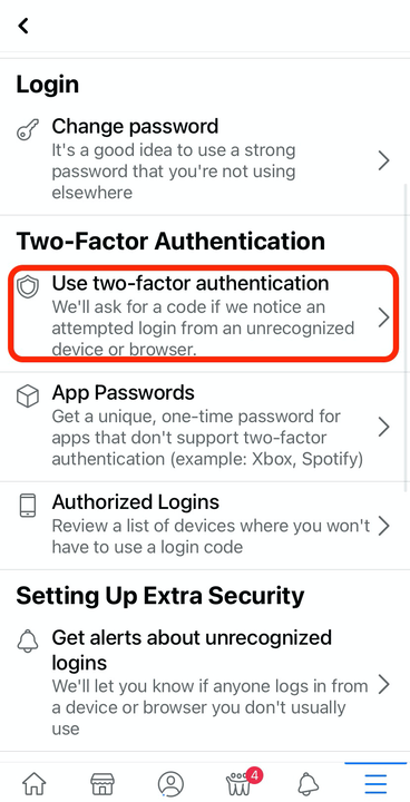 Comment configurer l'authentification à deux facteurs sur Facebook