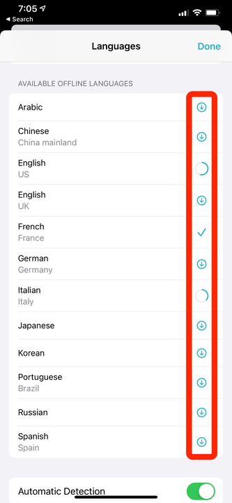 Jak pobierać języki w Tłumaczu na iPhone'a