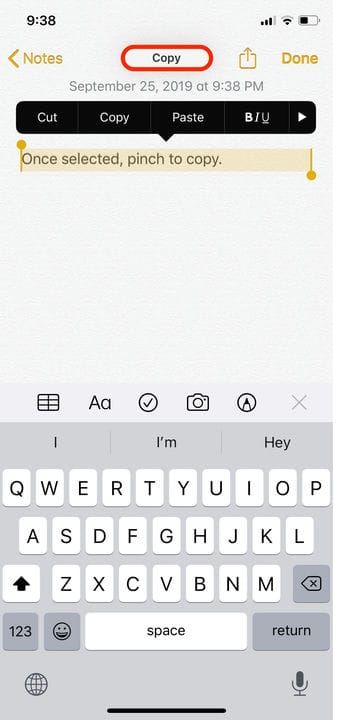 Kuidas kopeerida ja kleepida teksti oma iPhone'i liigutustega